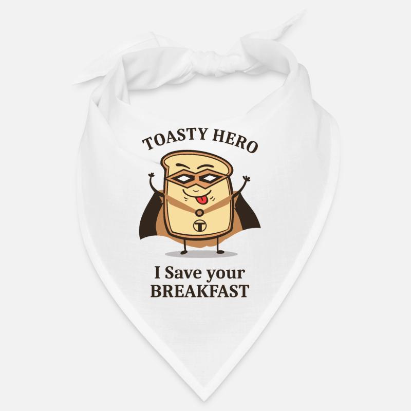 Breakfast Hero Toast Bandana
