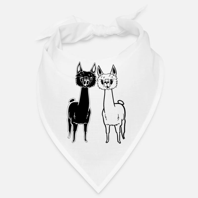 Funny Alpacas - 2 Alpacas Ultra Cute Bandana