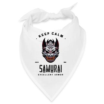 Samurai Seit 1988 Rüstung ruhig halten ausgezeichnete Rüstung - Bandana - Weiß - Vorne