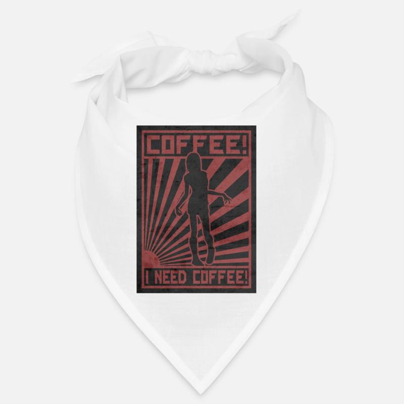 Kaffeezombie. Ich brauche Kaffee Bandana