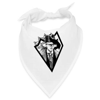 GentleWoman Gansterlady - Bandana - Weiß - Vorne