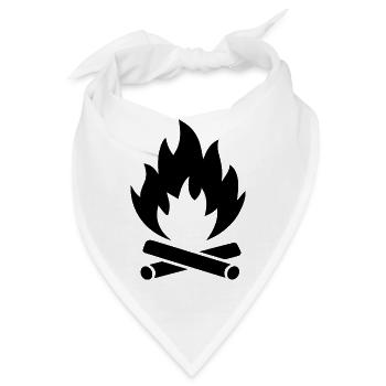 Adventure Travel Hiking Mountain - Bandana - Weiß - Vorne