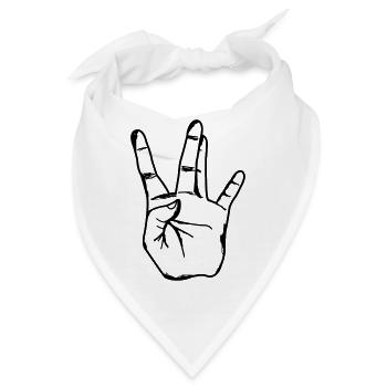 Westcoast - Bandana - Weiß - Vorne