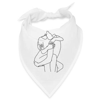 paar 2 - Bandana - Weiß - Vorne