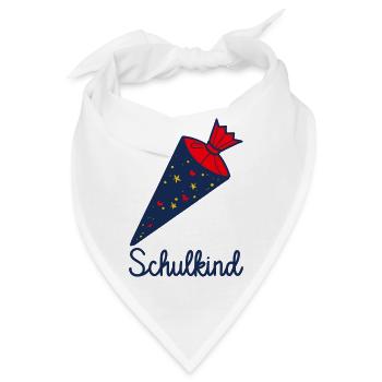Ich bin jetzt ein Schulkind! - Bandana - Weiß - Vorne