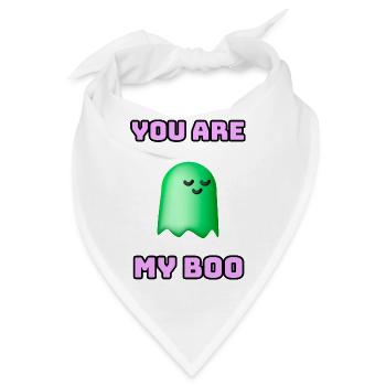 Du bist mein Boo Funny Halloween Ghost - Bandana - Weiß - Vorne