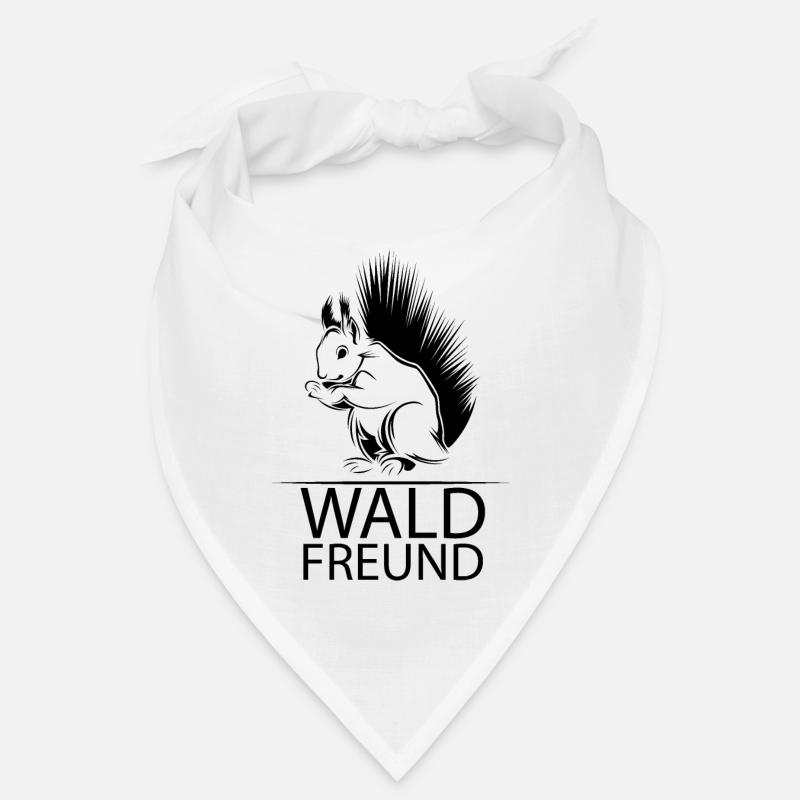 Waldfreund Eichhörnchen Wald Tiere Symbol Sprüche Bandana