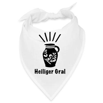 Bembel HeiligerGral - Das Frankfurter Original - Bandana - Weiß - Vorne