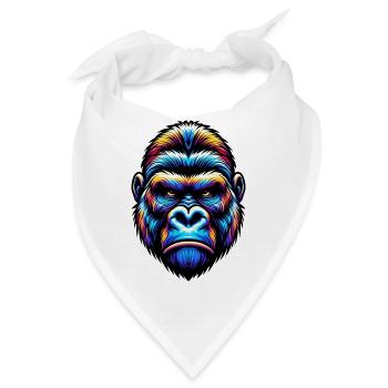 Gorilla - Bandana - Weiß - Vorne