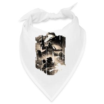 Computer-PC-Spieltechnologie Gamer-Gaming Modern - Bandana - Weiß - Vorne