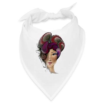 Portrait - Bandana - Weiß - Vorne
