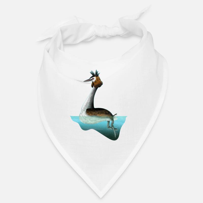 Crested Grebe Bandana