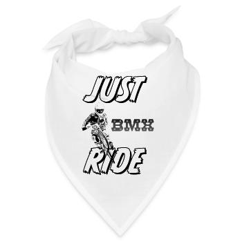 Just Ride BMX Rad - Bandana - Weiß - Vorne
