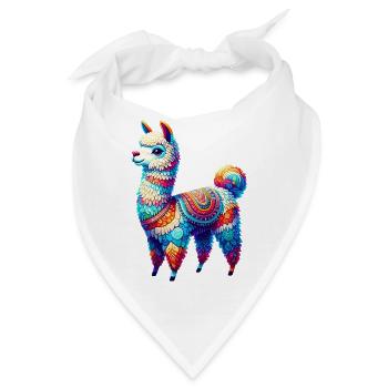Alpaka - Bandana - Weiß - Vorne
