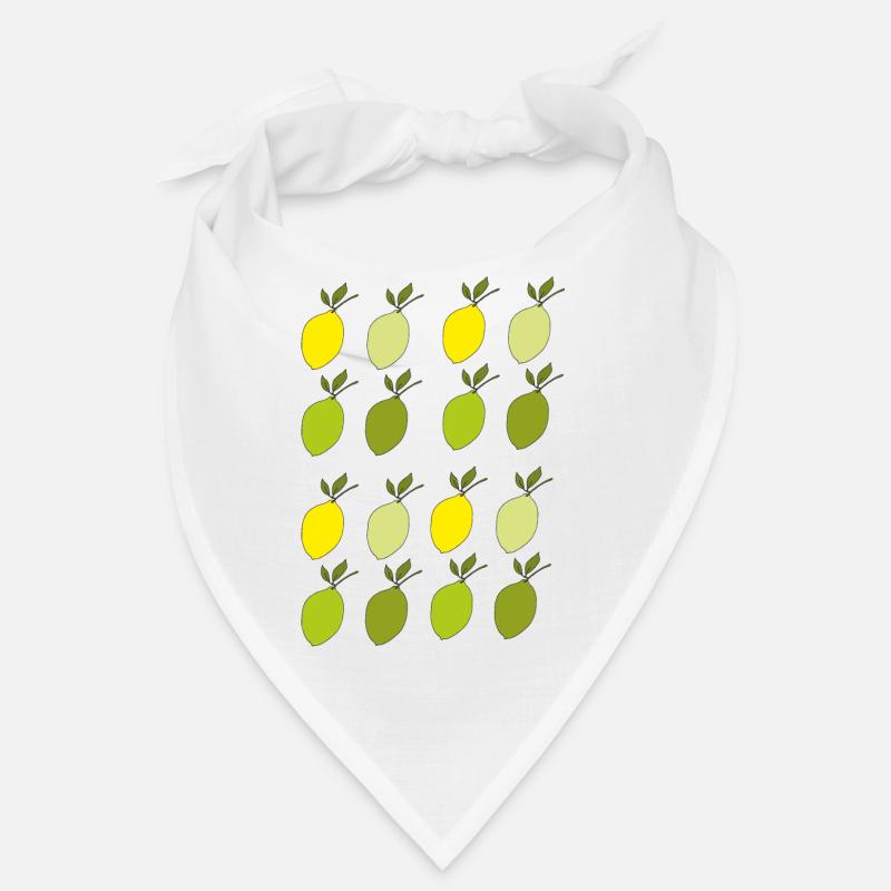 Lemon Pattern Bandana