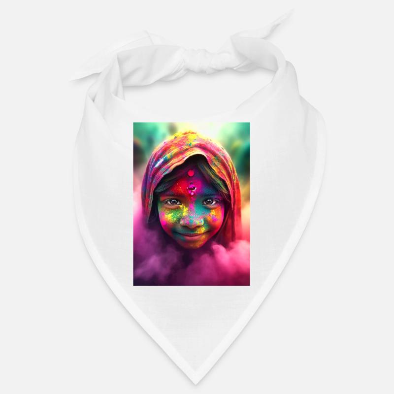 Célébrations de Holi en Inde Bandana