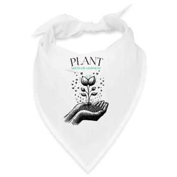 Samen der Güte pflanzen - Bandana - Weiß - Vorne