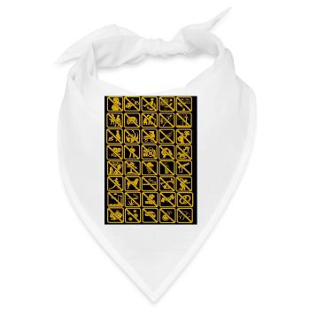 Alle Verbotene Coolness 1 - Bandana - Weiß - Vorne