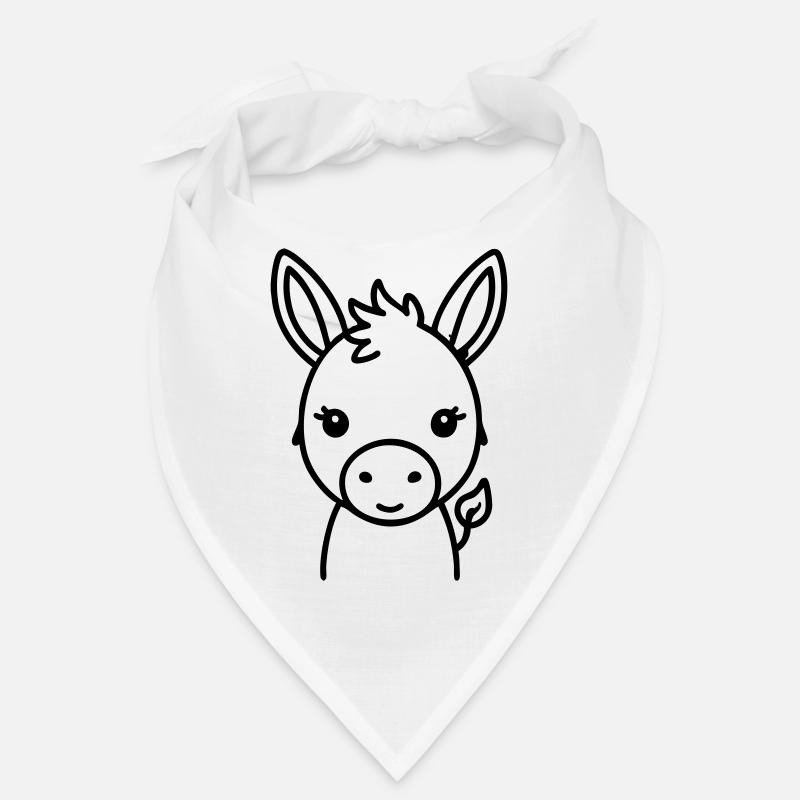 Âne âne - Bandana - blanc