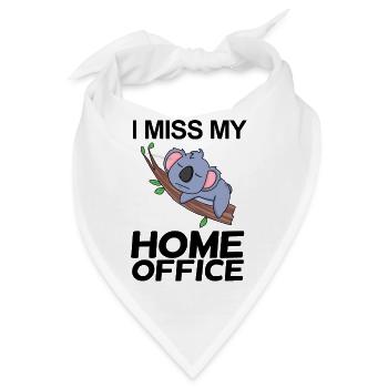 Home Office Spruch lustig - Bandana - Weiß - Vorne