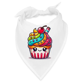 cupcake - Bandana - Weiß - Vorne