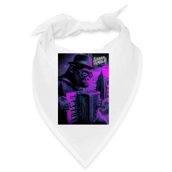 Urbaner Dschungel - Bandana - Weiß - Vorne