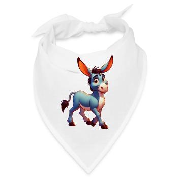 Esel-Maultier - Bandana - Weiß - Vorne