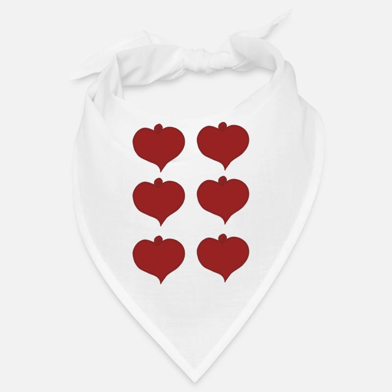 Pendentif coeur sextuple Bandana