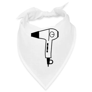 Föhn - Bandana - Weiß - Vorne