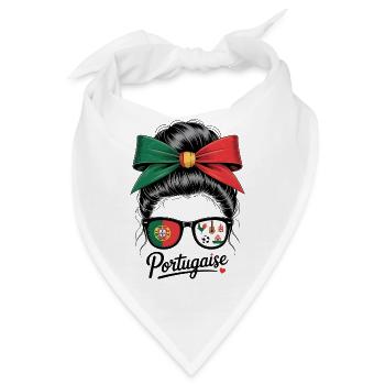Portugiesisch - Bandana - Weiß - Vorne