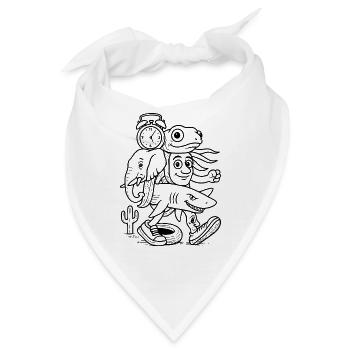 Italienische Hirnfäule - Spitzenklasse - Bandana - Weiß - Vorne