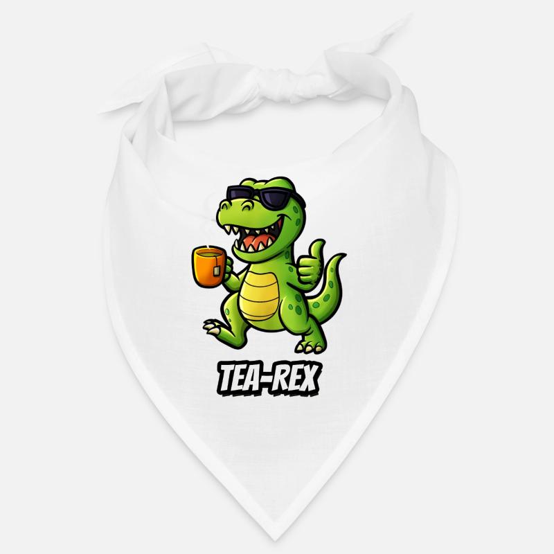 Tea-Rex - Bandana - Weiß