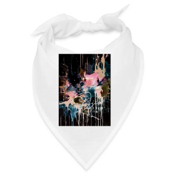 Ojio-Constellart -Milchstraße - Bandana - Weiß - Vorne