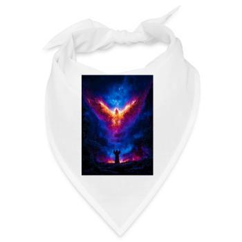 Phönix-Aufstieg über den feurigen Abgrund - Bandana - Weiß - Vorne