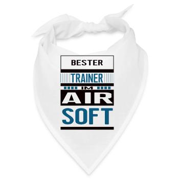 Airsoft Trainer Bester Airsofttrainer Softair - Bandana - Weiß - Vorne