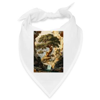 Uralter Baum in den Canyon Falls - Bandana - Weiß - Vorne