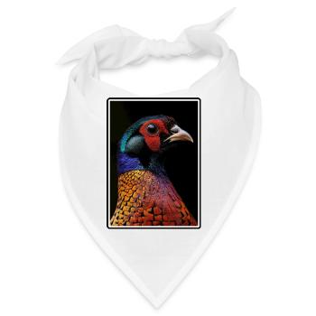 Fasane Fasan - Bandana - Weiß - Vorne