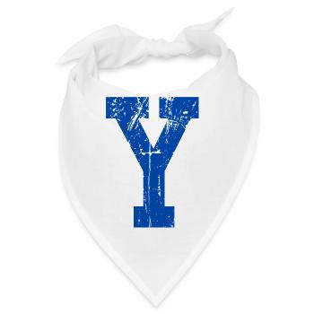 Letter y Retro Sport - Bandana - Weiß - Vorne