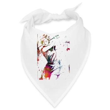 Golfspieler #golf - Bandana - Weiß - Vorne