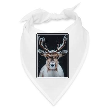 Rentiere Rentier - Bandana - Weiß - Vorne