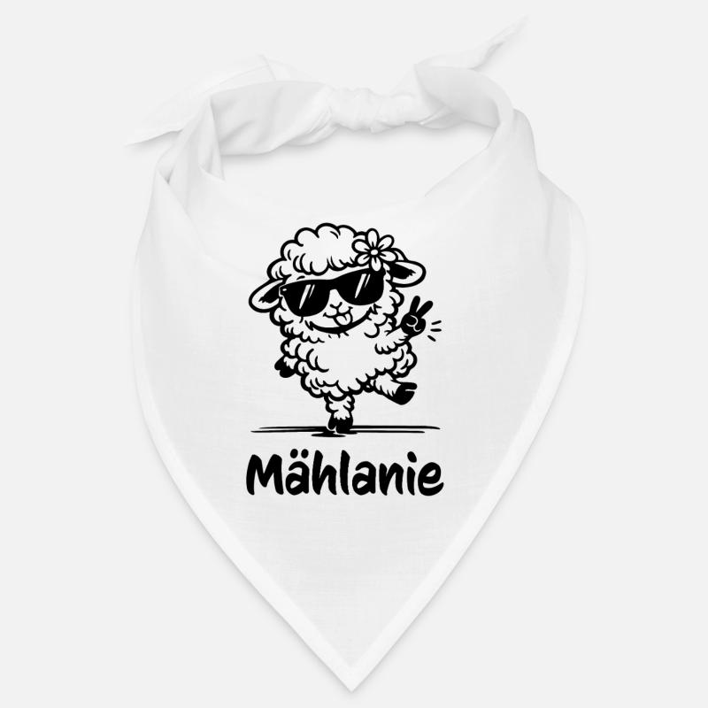 Mählanie mouton dansant Jeu de mots drôle Bandana