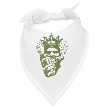 König der Bars Krone Mikro - Bandana - Weiß - Vorne