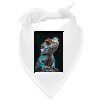 Eidechsen Eidechse - Bandana - Weiß - Vorne