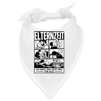 Elternzeit Ich mach das jetzt mal - Bandana - Weiß - Vorne