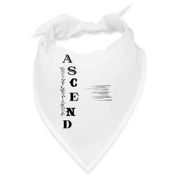 ASCEND – Dein Aufstieg ins Bewusstsein - Bandana - Weiß - Vorne