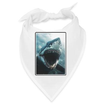 Haie Hai - Bandana - Weiß - Vorne