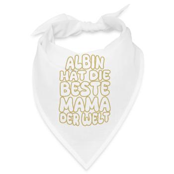 Mama Albin - Bandana - Weiß - Vorne