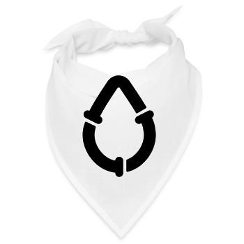 Klempner Wassertropfen Rohre - Bandana - Weiß - Vorne