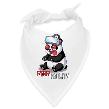 Panda VR Fear Reality - Bandana - Weiß - Vorne