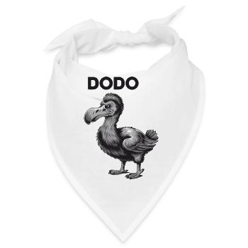  Dodo Ausgestorbener Vogel Lustiger Dodo Für - Bandana - Weiß - Vorne
